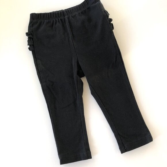 Old Navy Black Ruffle Back Leggings •Add-On• - Picture 1 of 7